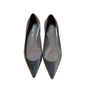 Stuart Weitzman Silver Flats Shoes Size 7
